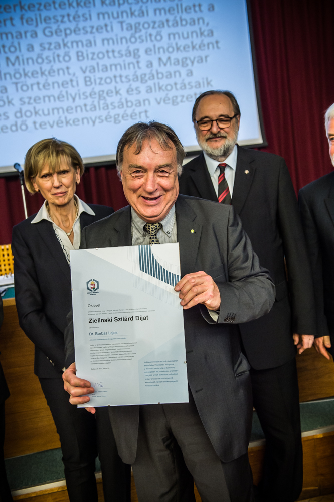 Dr. Borbás Lajos Zielinski díjat kapott
