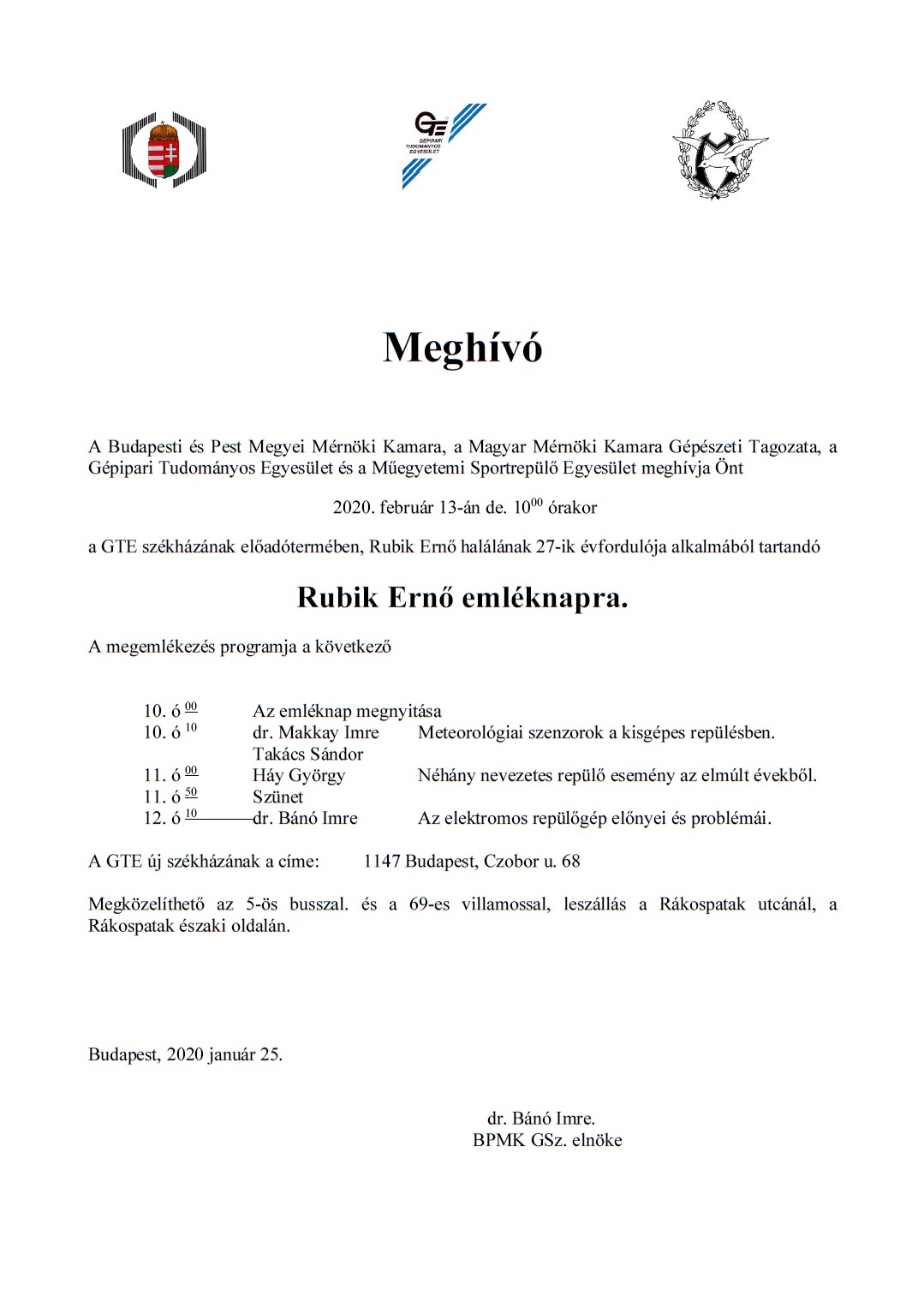 Rubik Ernő Emléknap 2020